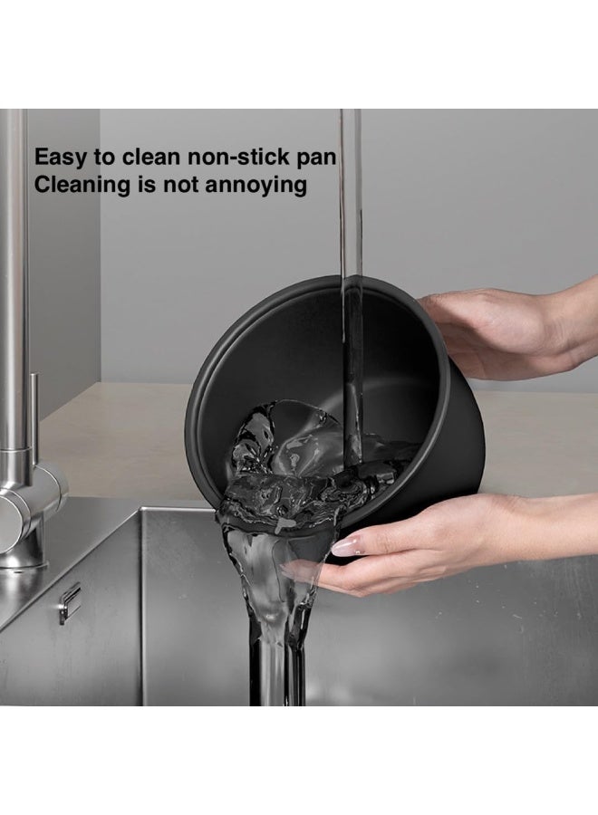 X الإصدار طباخ أرز بسعة 2 لتر مع قدر تبخير – طباخ متعدد الوظائف رقمي مزود بمؤقت وخاصية الحفاظ على السخونة، وعاء داخلي غير لاصق، سعة 4 أكواب لطهي الأرز، الشوربة، البيض والوجبات اليومية (لون كريمي) - Image 3